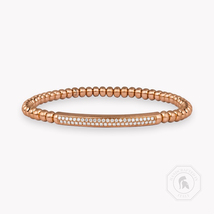 Bohemia 0.53ct Large Brushed Expandable Diamond Bangle