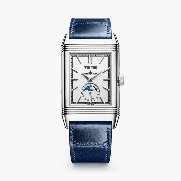Jaeger-Le Coultre Reverso Tribute 49.4mm, Silver Dial, Baton Numeral_1