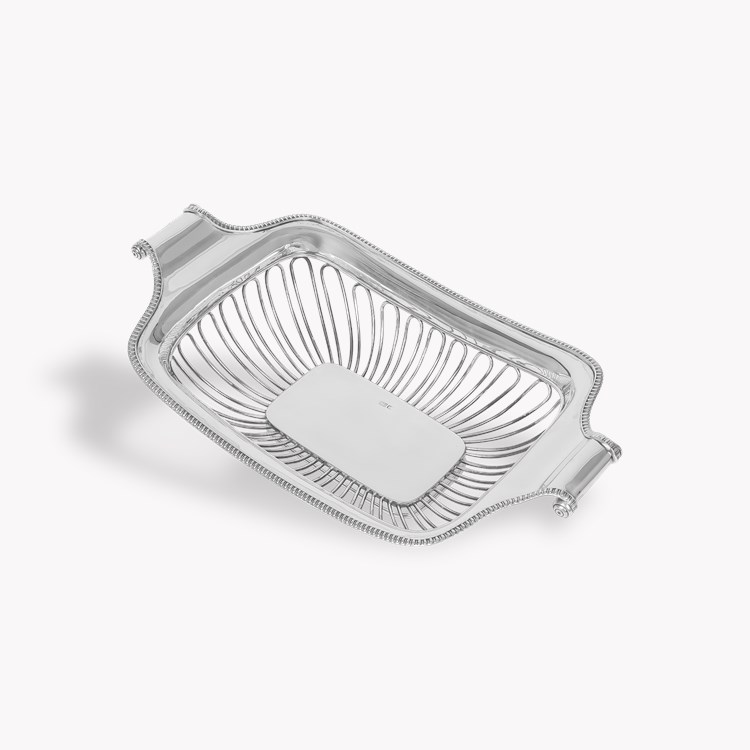 Silver Openwork Bread Basket _2