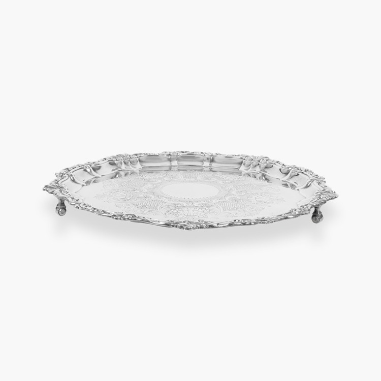 Elizabeth II Silver Salver Hallmarked Birmingham_1