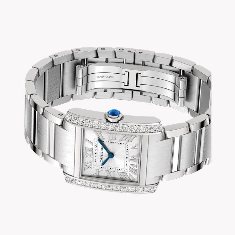 Cartier Tank Française 24.97mm, Silver Dial, Roman Numerals_4
