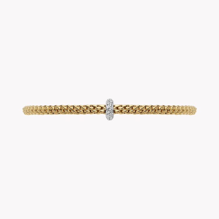 FOPE Prima Flex 'It Medium Diamond Bracelet Brilliant Cut, Rubover Set_3