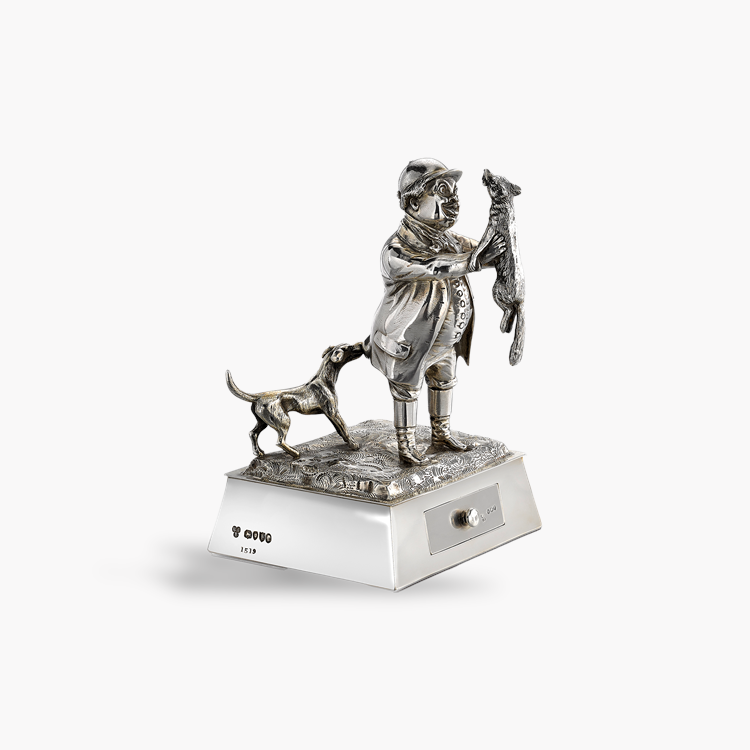 Victorian Silver Novelty Smoker Compendium