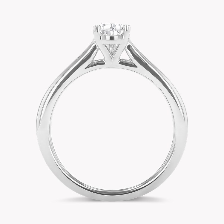 Gaia 0.70ct Pear Shaped Diamond Ring Pear Shaped, Claw Set_3