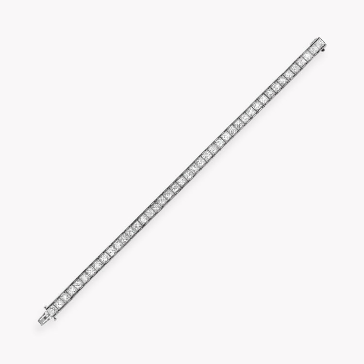Belle Epoque 20.00ct Lacloche Frères Diamond Line Bracelet French Cut, Channel Set_2