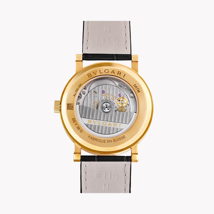 Bvlgari Bvlgari 38mm, Black Dial, Arabic/Baton Numerals_4