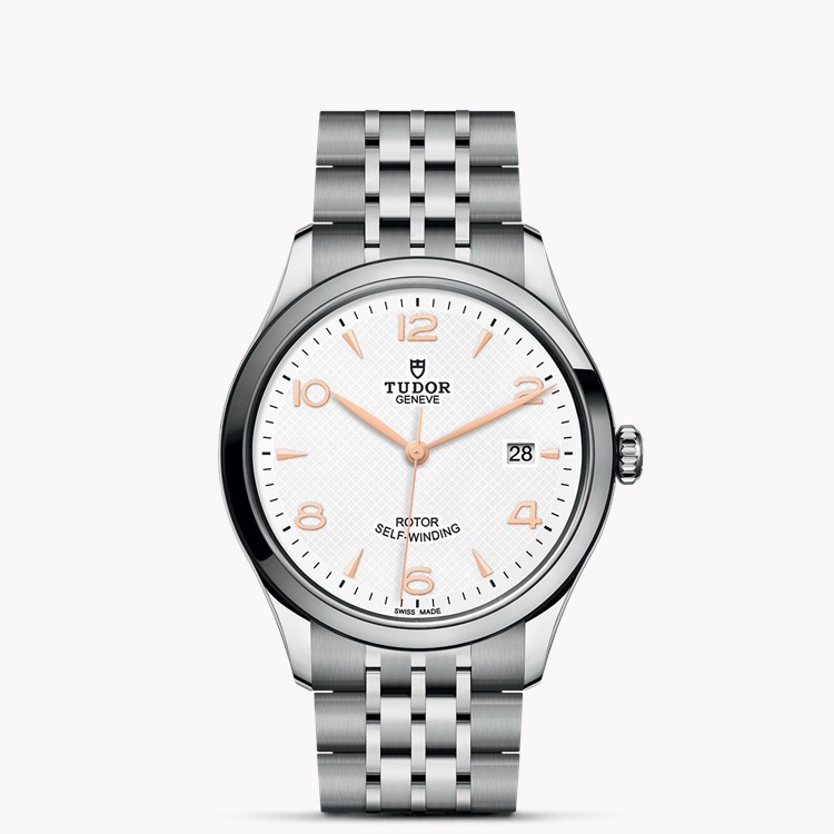 Tudor 1926 39mm, White Dial, Arabic/Baton Markers_1