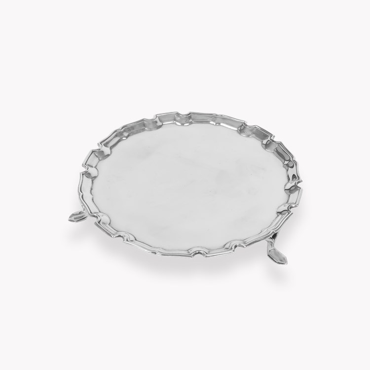 Silver Edward VII Salver Hallmarked London_2