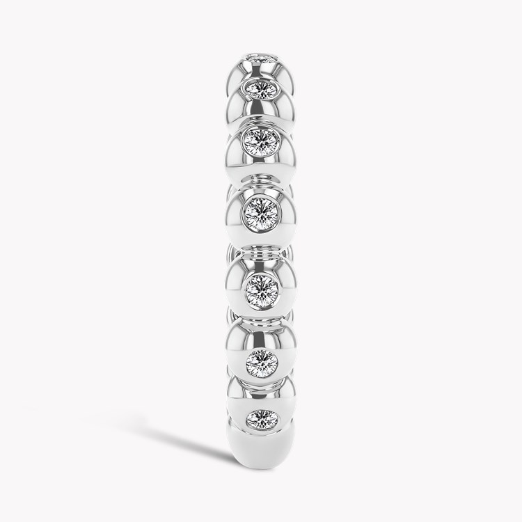 Bohemia 0.28ct Diamond Ring Brilliant Cut, Rubover Set_4