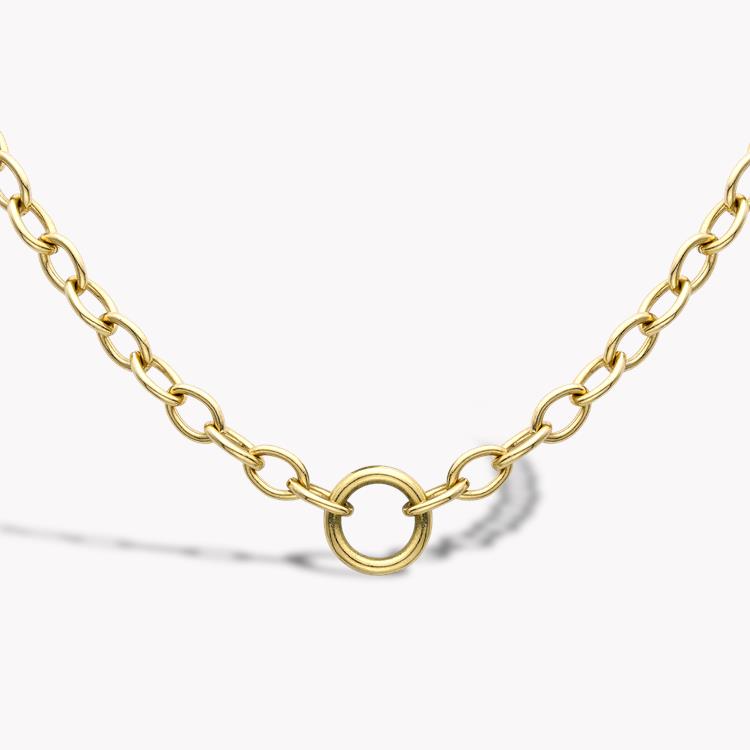 45cm Open Trace Chain  In Yellow Gold Open Trace Chain Chain_1