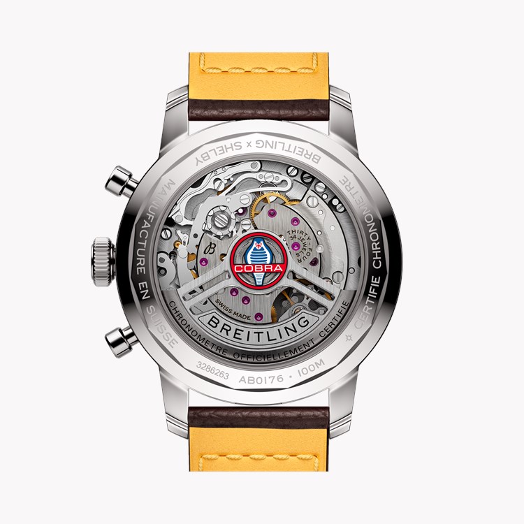 Breitling Top Time B01 Shelby Cobra 41mm, Blue Dial, Baton Numerals_2