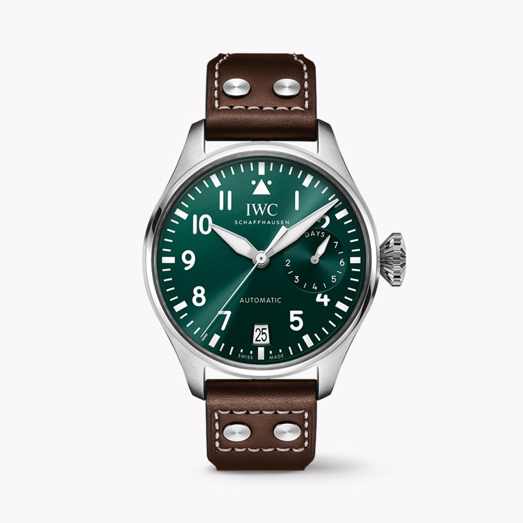 IWC Big Pilot's 46.2mm, Green Dial, Arabic Numerals_1