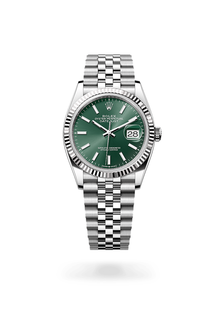 Datejust 36, Oyster, 36 mm, Oystersteel and white gold