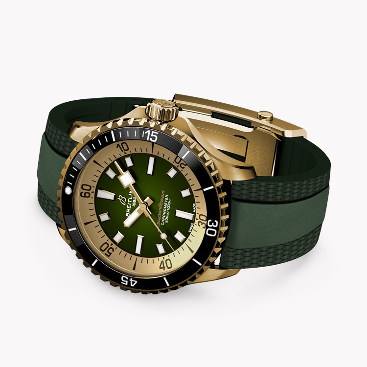 Breitling Superocean Automatic 42 Bronze 42mm, Green Dial, Arabic & Baton Numerals_4