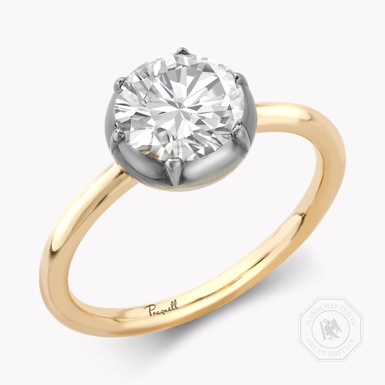 Georgian Setting 1.43ct Diamond Solitaire Ring Brilliant cut, Claw set_1