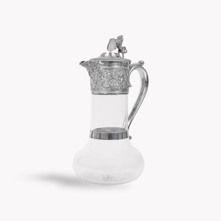 Silver Victorian Claret Jug Hallmarked London_2