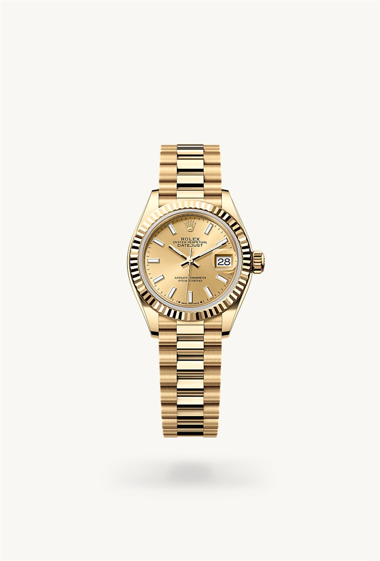 Lady-Datejust, Oyster, 28 mm, yellow gold