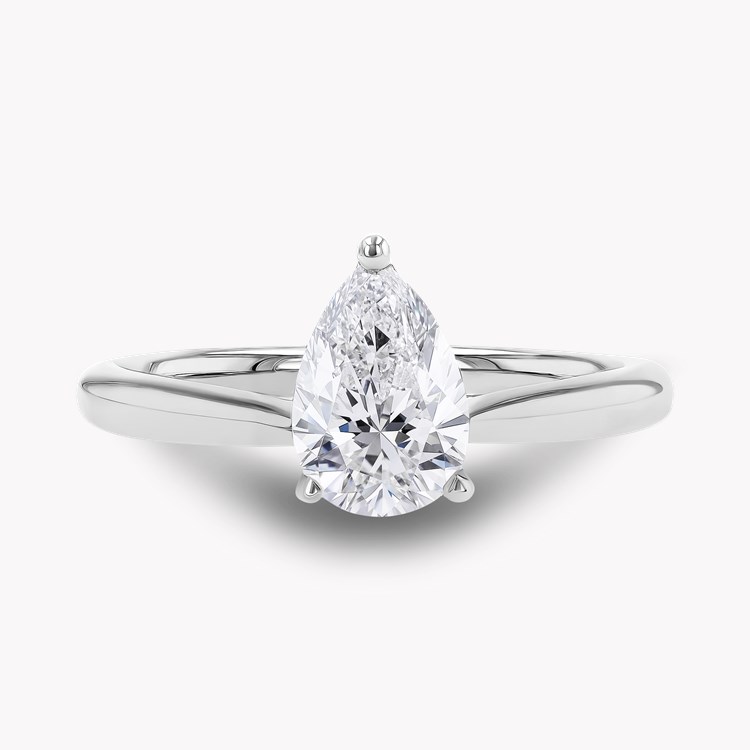 Gaia 0.51ct Pear Shaped Diamond Ring Pear Shape, Claw Set_2