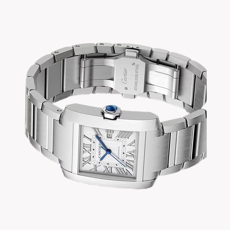 Cartier Tank Française Large, Silver Dial, Roman Numerals_5