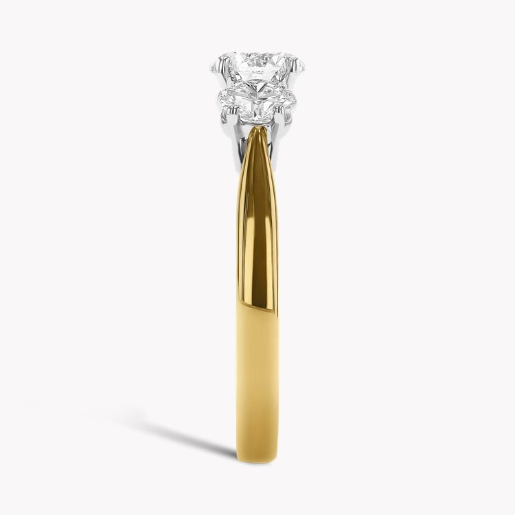 Classic 0.60ct Diamond Three Stone Ring Brilliant cut, Claw set_4
