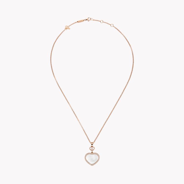 Chopard Happy Hearts Mother of Pearl and Diamond Pendant _2