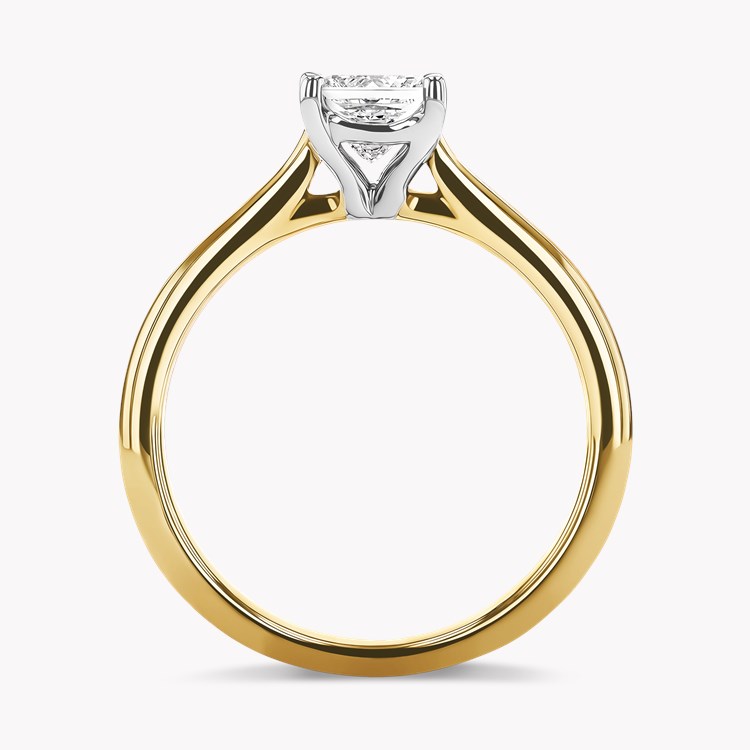Gaia 0.50ct Diamond Solitaire Ring Princess Cut, Claw Set_3