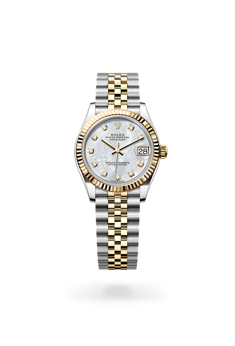 Datejust 31, Oyster, 31 mm, Oystersteel and yellow gold