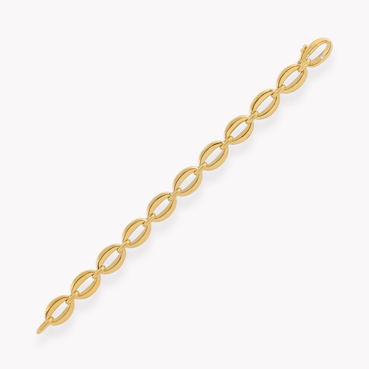 Freya Valkyrie 0.066ct Diamond Oval Link Bracelet Brilliant Cut, Rubover Set_3