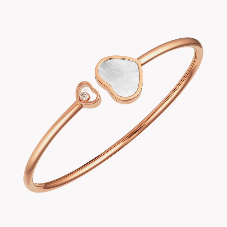 Chopard Happy Hearts Mother of Pearl Bangle Brilliant Cut, Rub Over Set_1