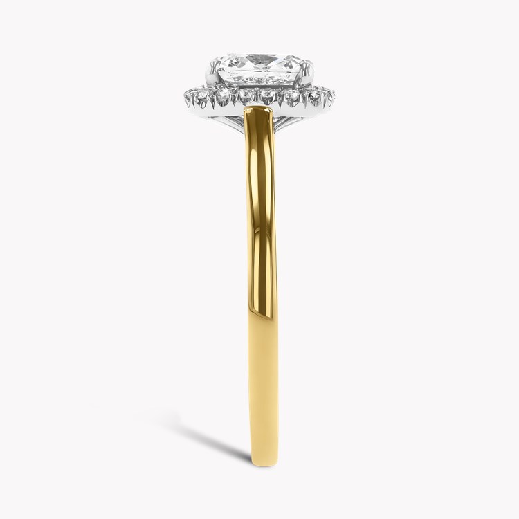 Celestial 1.02ct Cushion Cut Diamond Cluster Ring Cushion Cut, Claw Set_4