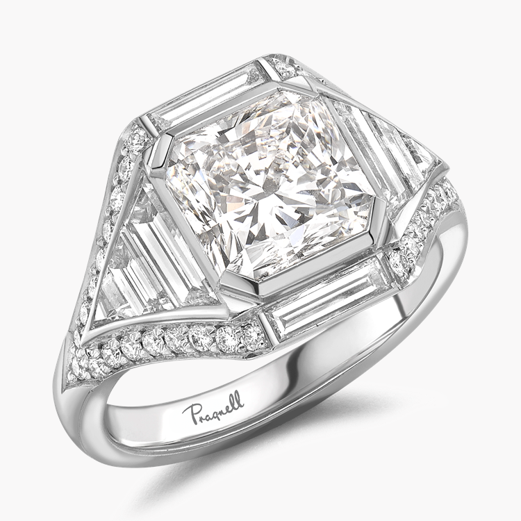 Masterpiece Astoria 3.01ct Radiant Cut Diamond Ring   in Platinum