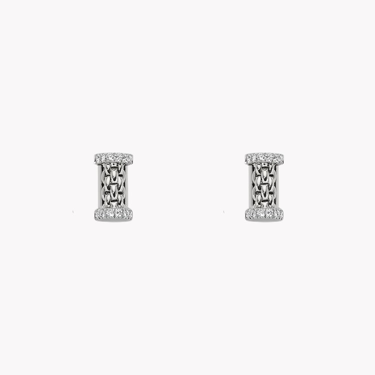 FOPE Essential 0.17ct Diamond Stud Earrings Brilliant Cut, Grain Set_1