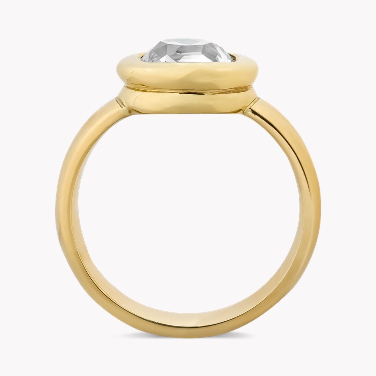 Antique Cushion Cut 2.00ct Diamond Ring Antique Cushion Cut, Rubover set_3