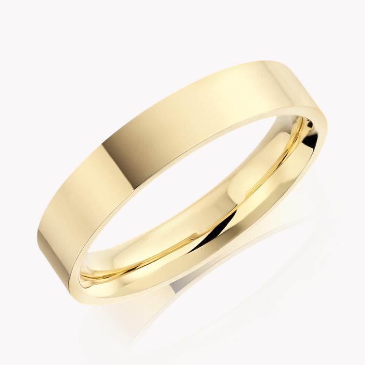 5mm Flat Court Wedding Ring