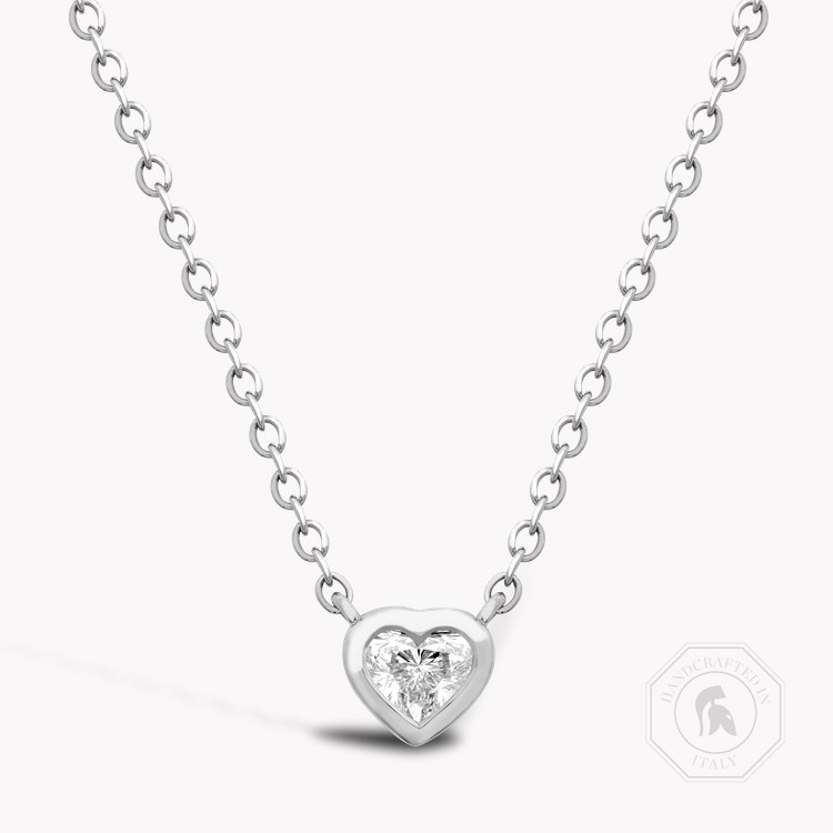 Sundance Diamond Pendant Heartshaped, Rubover Set_1