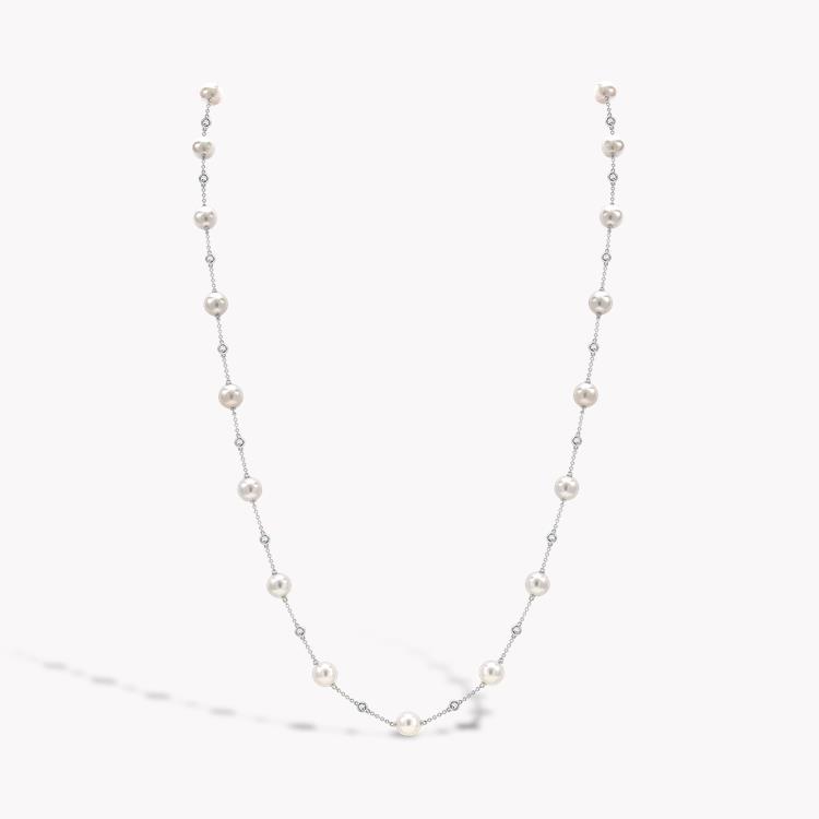 Akoya Pearl and Diamond Necklace 8.5mm - 9mm_1