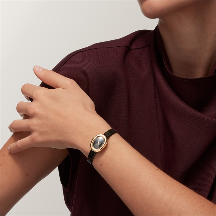 Cartier Baignoire Mini, Black Dial_10