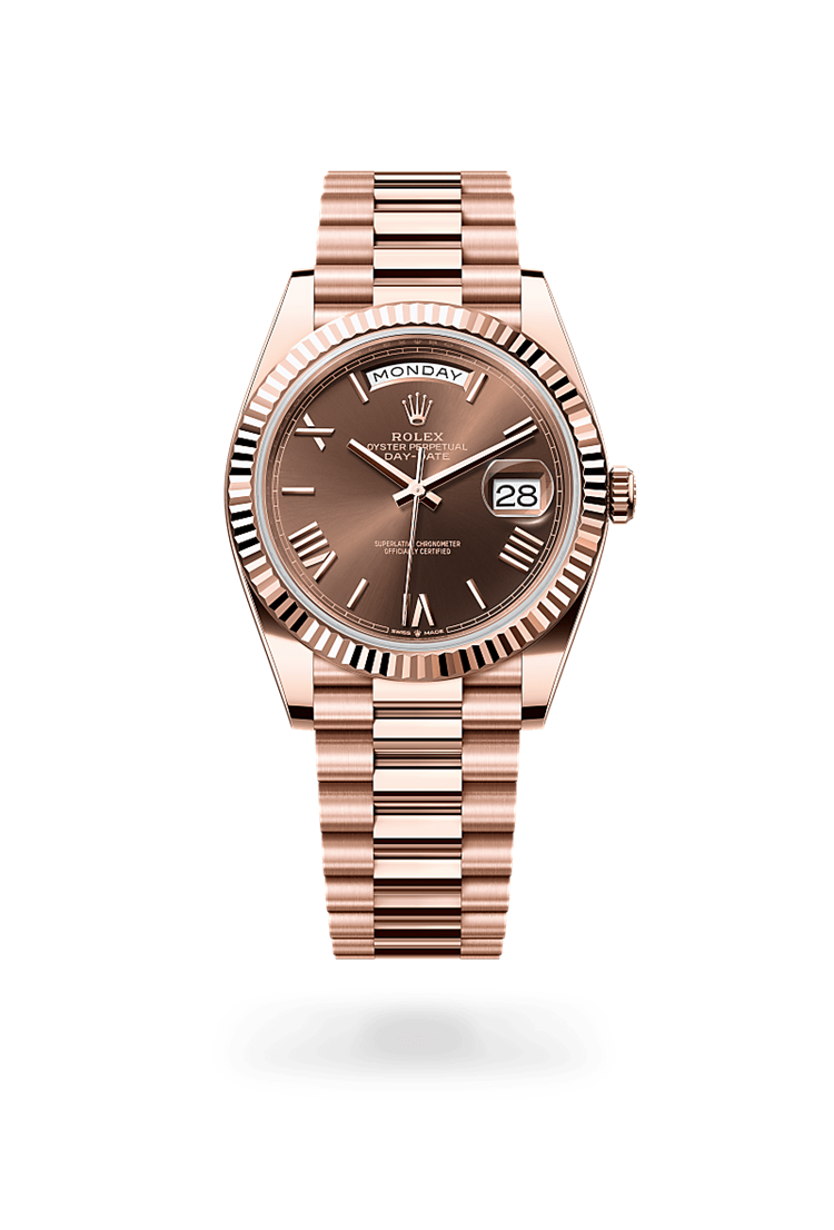 Day-Date 40, Oyster, 40 mm, Everose gold