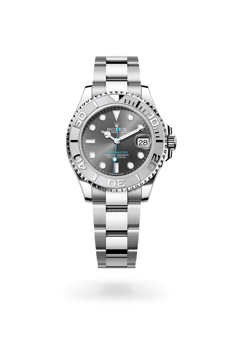 Yacht-Master 37, Oyster, 37 mm, Oystersteel and platinum