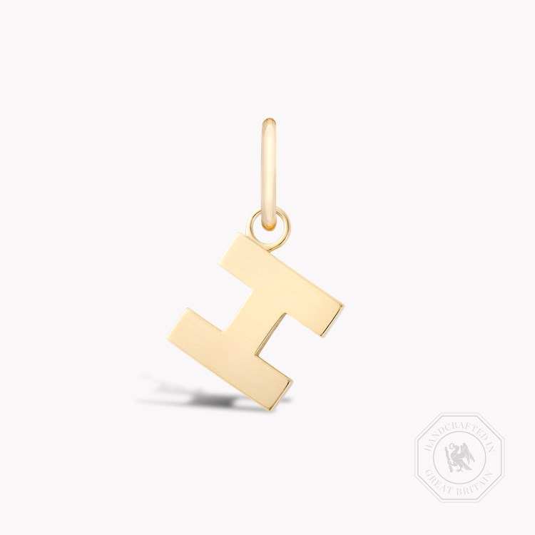 Medallion Letter I Pendant Charm _1