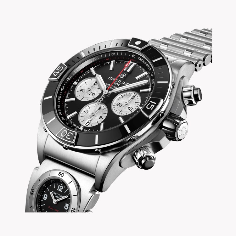 Breitling Super Chronomat B01 44 44mm, Black Dial, Baton Numerals_3