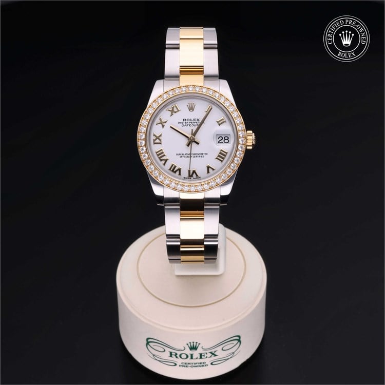 Rolex Datejust 31 2021, 31mm, Oystersteel and Yellow Gold