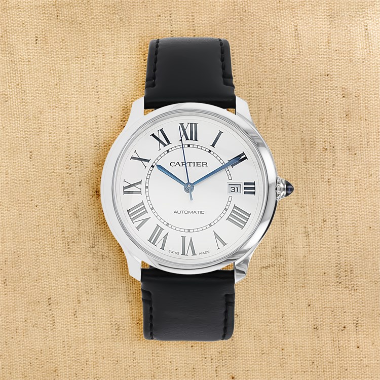 Cartier Ronde Must 40mm, Silver Dial, Roman Numerals_1