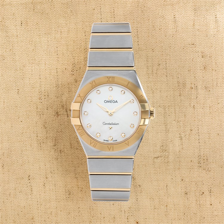 Pre-Owned OMEGA Constellation O13120286055002 Watch - 28mm, Mother 