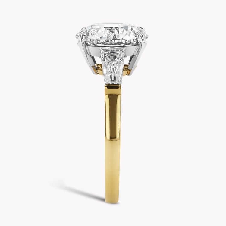 Regency 4.07ct Brilliant Cut Diamond Ring Brilliant & Tapered Baguette Cut, Claw Set_4