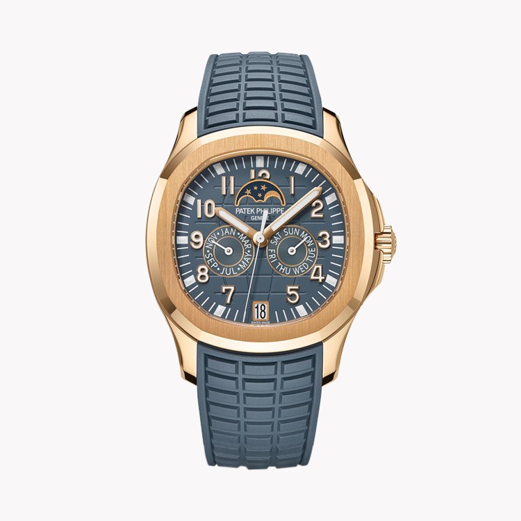Patek Philippe Aquanaut 39.9mm, Blue-Grey Dial, Arabic Numerals_1