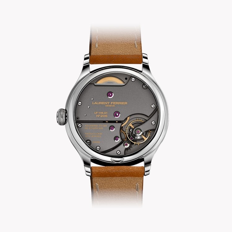 Laurent Ferrier Classic Origin White 40mm, Silvery-White Opaline Dial, Drop-shaped Indices_2