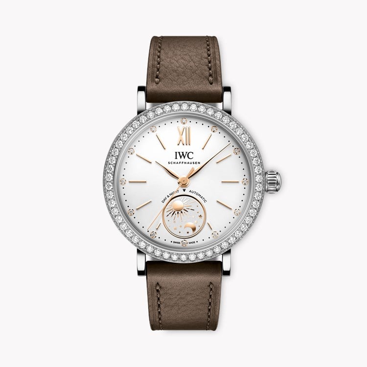 IWC Portofino Automatic Day & Night 34 34 mm, Silver Dial, Diamond Numerals_1