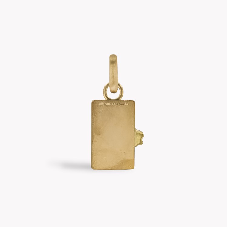 Zodiac Diamond Aquarius Pendant Charm Brilliant cut, Claw set_2