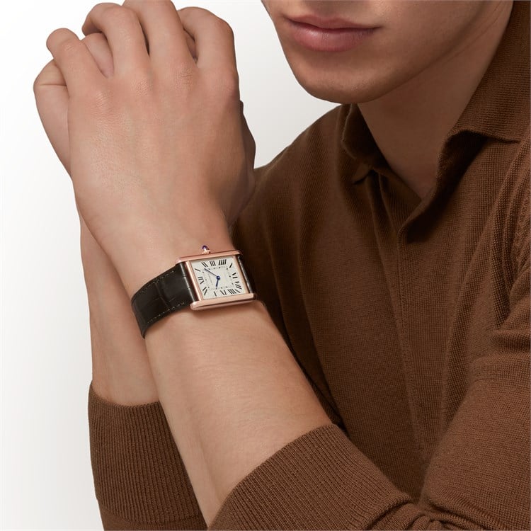 Cartier Tank Louis Cartier 27.7mm, Silver Dial, Roman Numerals_10